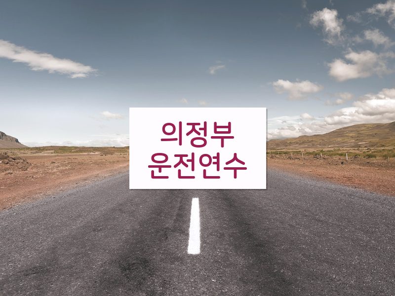 의정부운전연수 후기